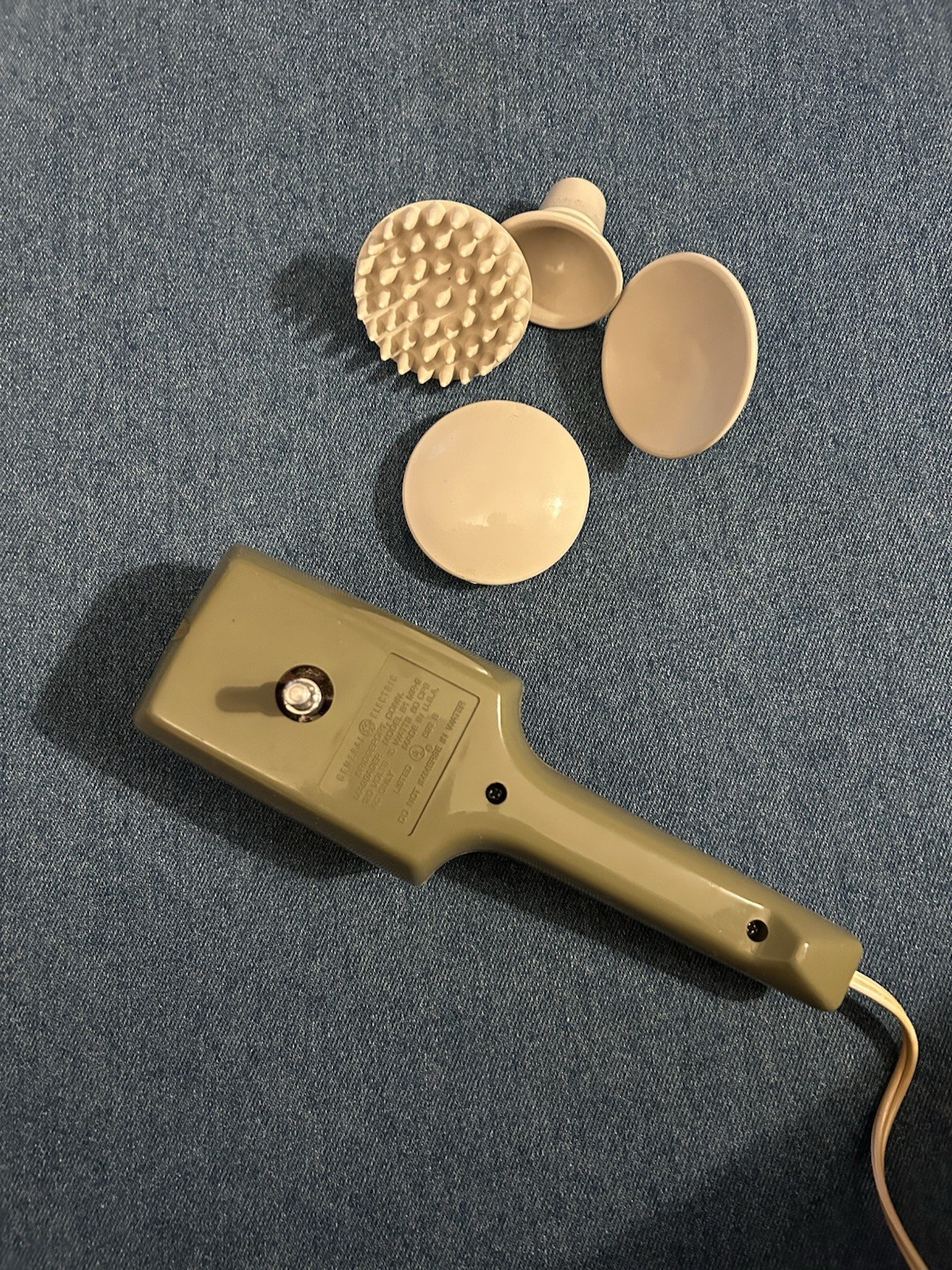 GE Heat Massager MR-2 Vintage with All Attachments Tested