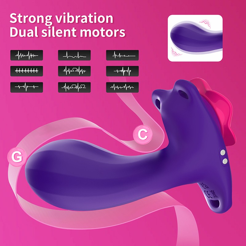 Wireless Remote control Wearable Massager Female 9 Vibration Massage for-Women-