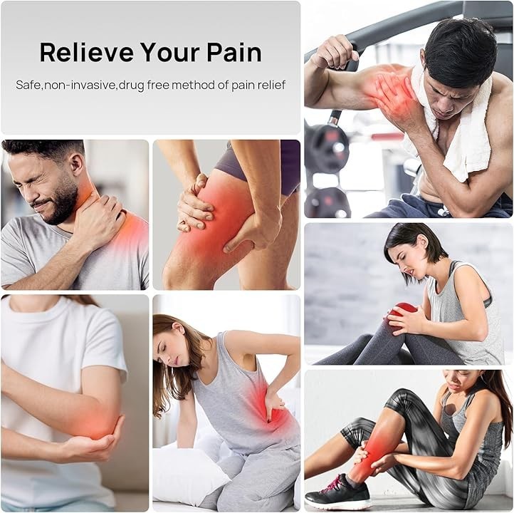 TENS Unit Muscle Stimulator EMS Pulse Massager Rechargeable Machine Pain Relief