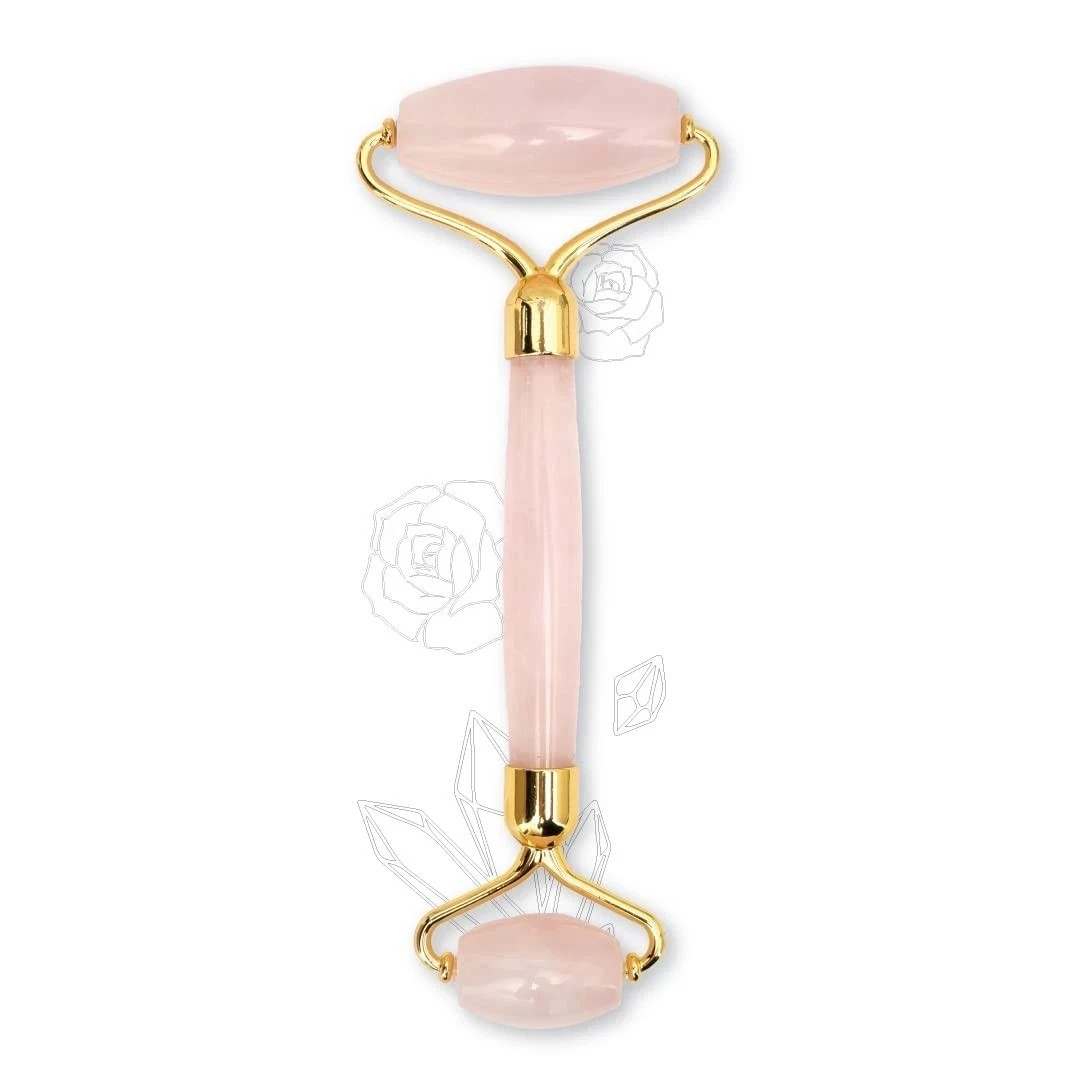 Dromen & Co Rose Quartz Facial Roller For Face Massage 1 Piece e128