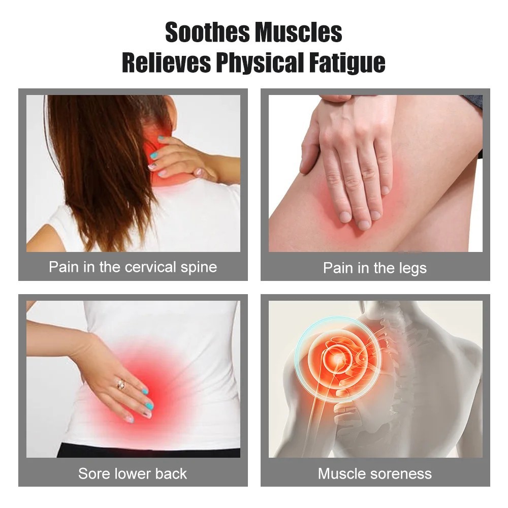 Mini Portable EMS Neck Massager Electric Cervical Pain Relief Massage Patch