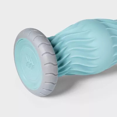 ALL IN MOTION™ HOT AND COLD FOOT ROLLER TPR MANUAL MASSAGER – BLUE/GRAY