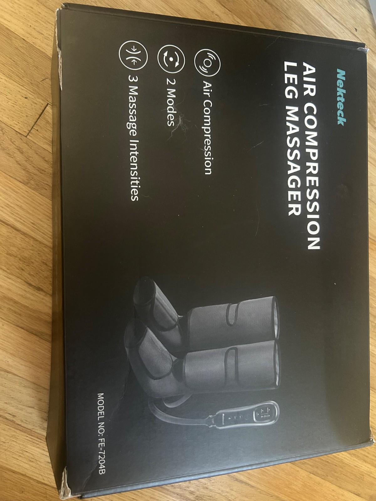 Nekteck Air Compression Leg Massager (Model: FE-7204B) designed for circulation