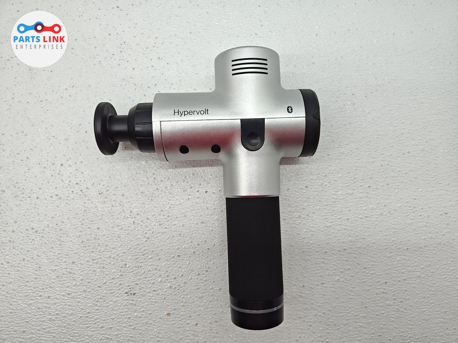 Hyperice Hypervolt Silver Bluetooth Percussion Massage Gun Device Set