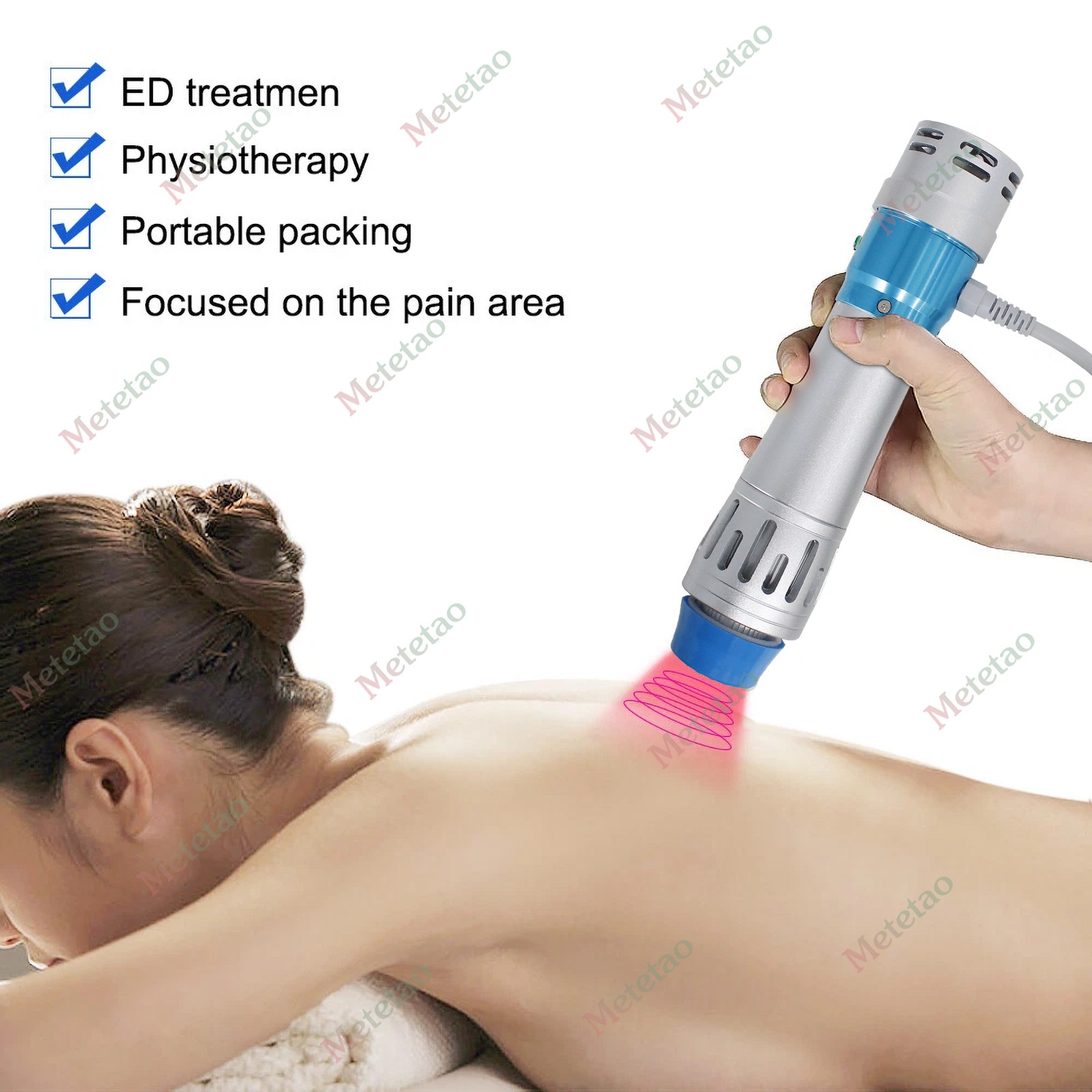 Touch Screen Focused Shockwave Therapy Machine ED Treatment Relieve Muscle Pain