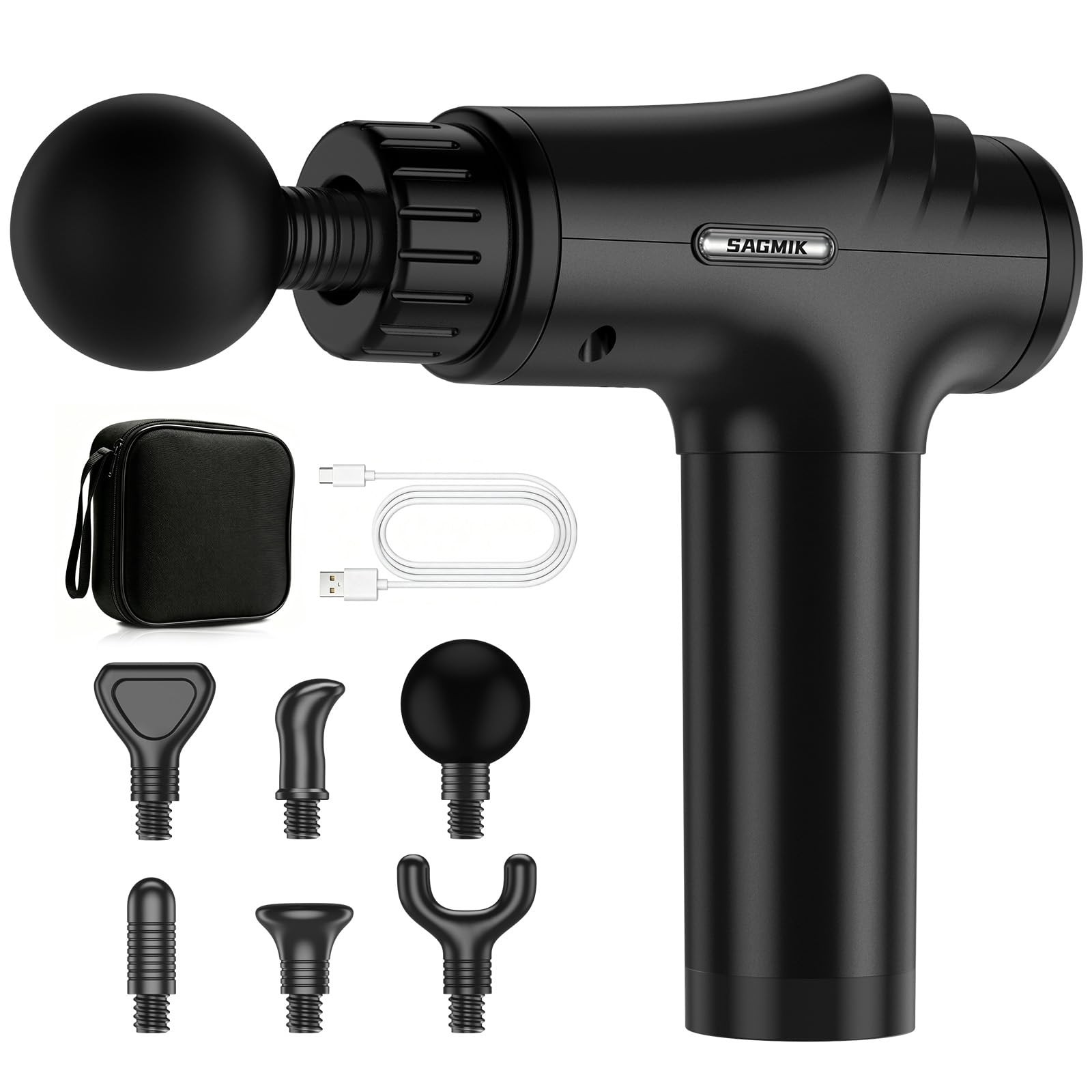 Massage Gun, Professional Deep Tissue Percussion Muscle Massager for Athletes…