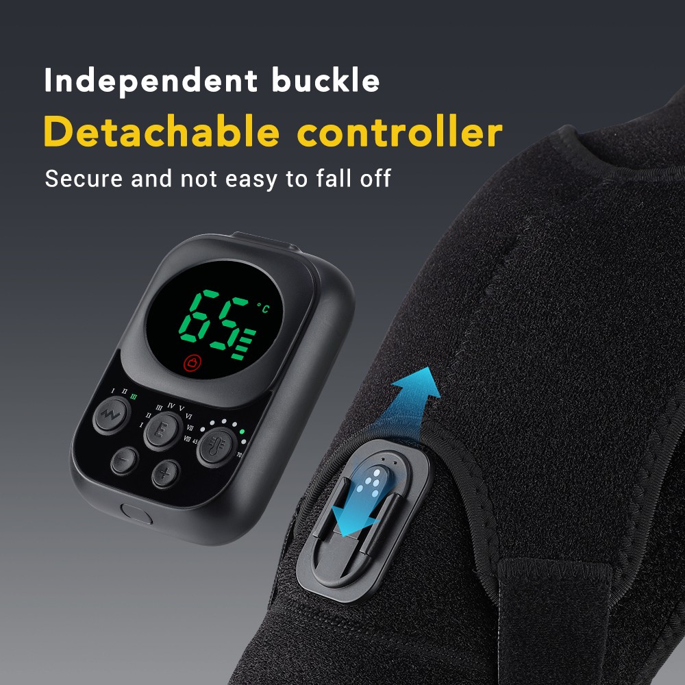 APP Control Electric Heating Vibration Massager For Shoulder Knee Pain Relief