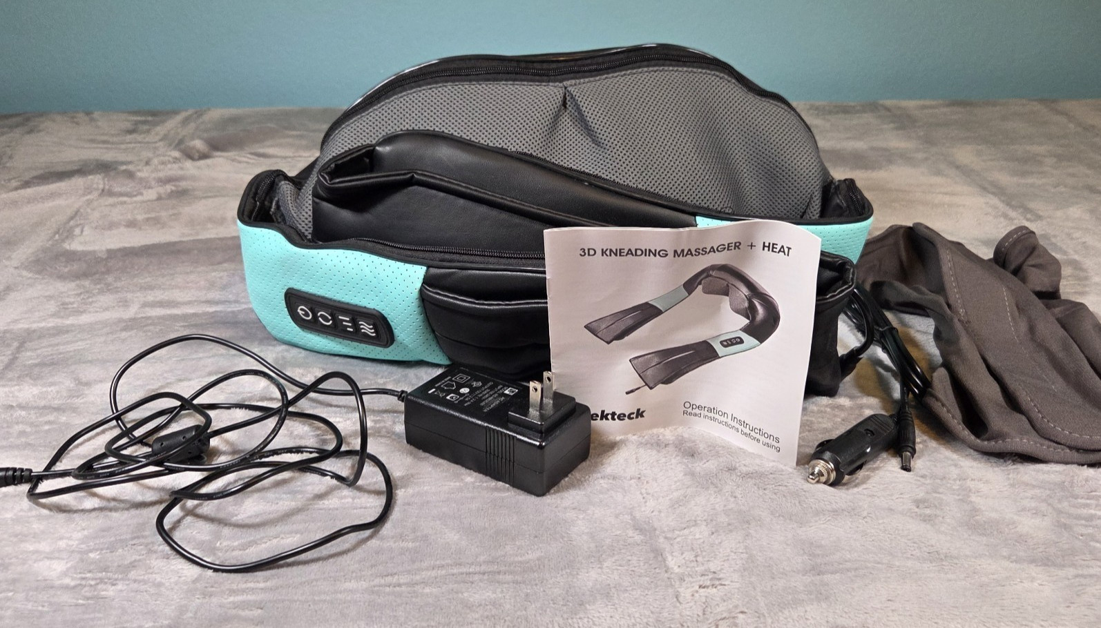 Nekteck Shiatsu Back Shoulder and Neck Massager with Heat Full Body Model LMS-8