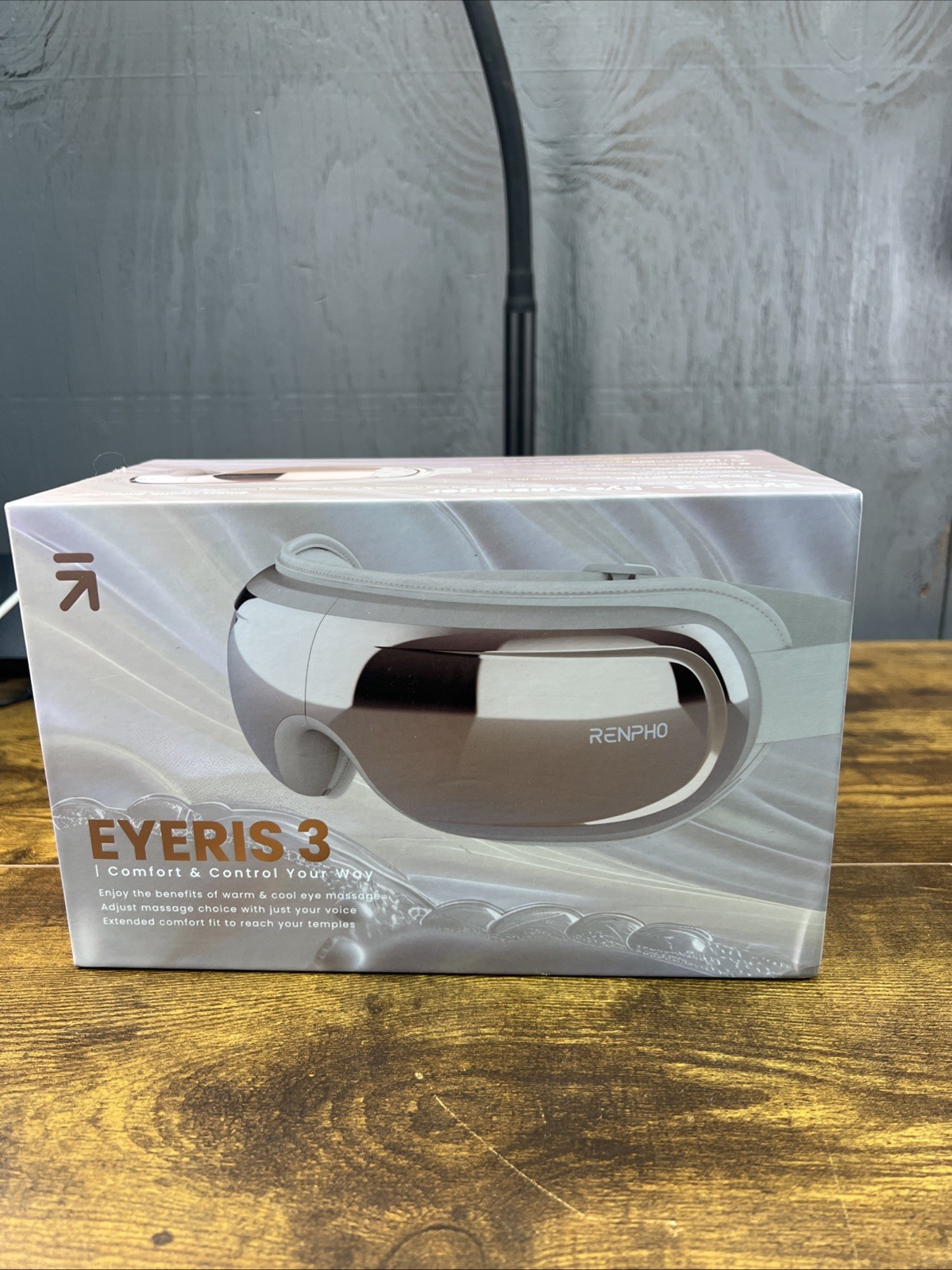 RENPHO Eye Massager Eyeris 3 With Heat and Cooling + Voice Control & Ice Pack