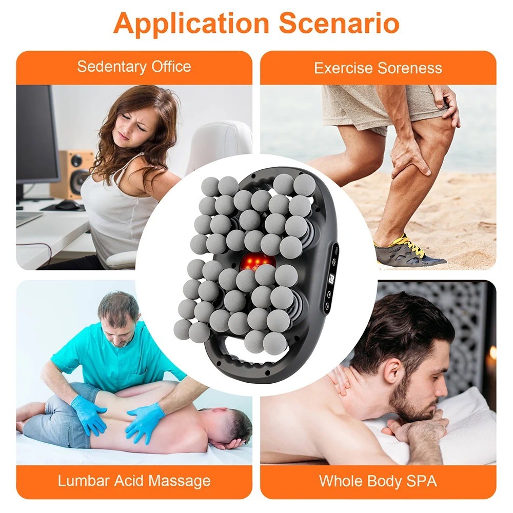 42-Head Massage Gun Set, Deep Tissue Percussion Muscle Massager, Body Massager