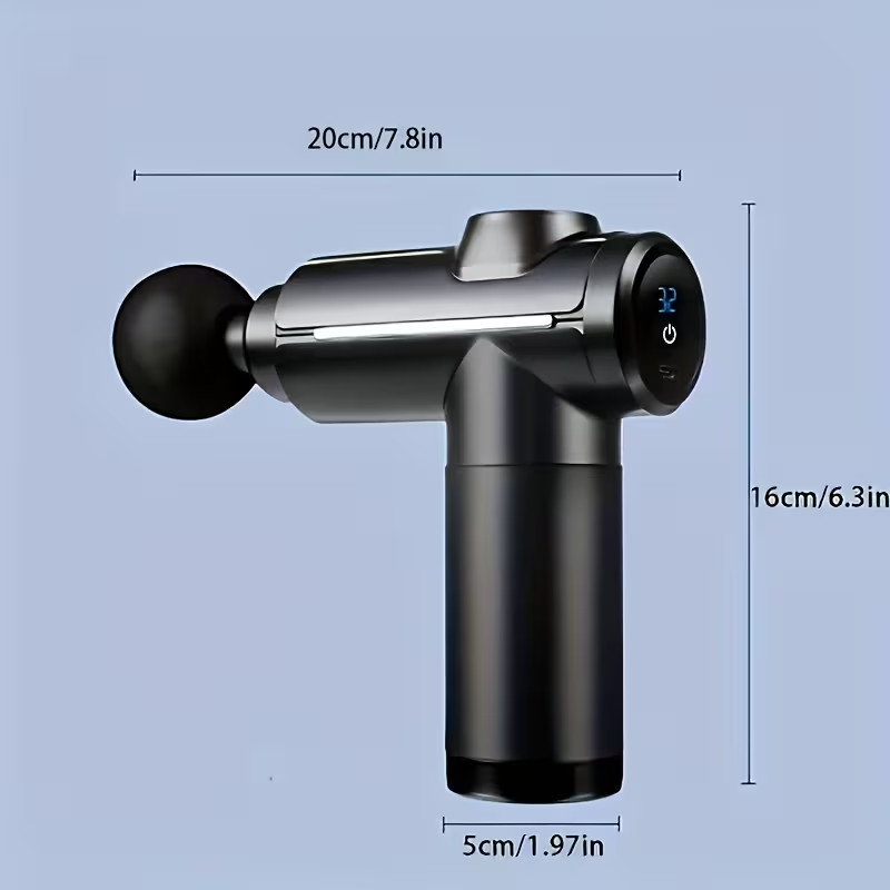 An Electric Massager Featuring a Powerful 1200Mah Battery, Quick USB Charging, A