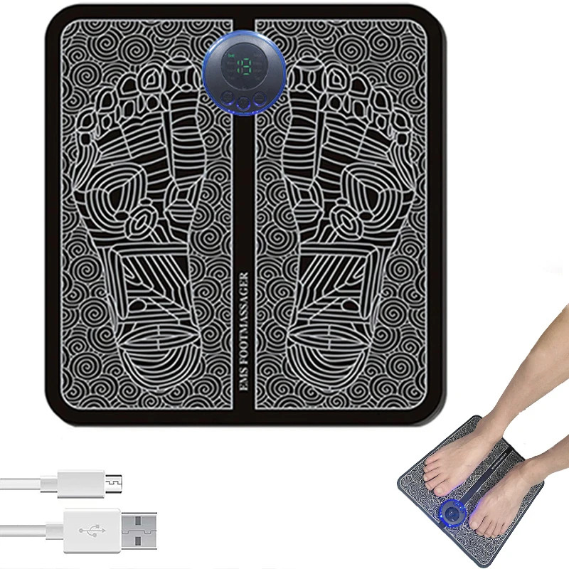 Foot Massage Pad Electric Sole Massage Tool USB Charging Convenient Fast Suitabl