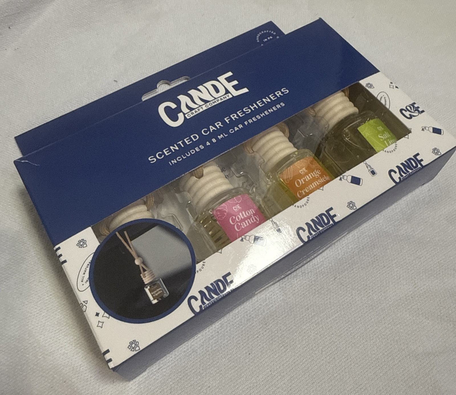 CANDE CRAFT COMPANY SCENTED CAR FRESHENER SUMMER EDITION