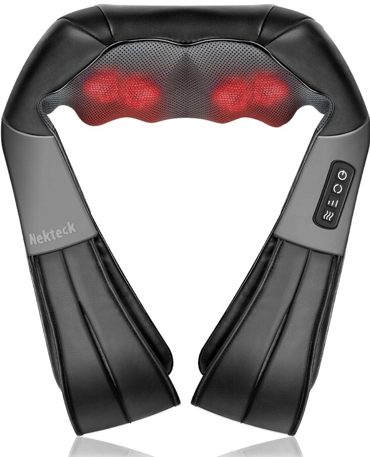 Nekteck Shiatsu Deep Kneading Massage Pillow
