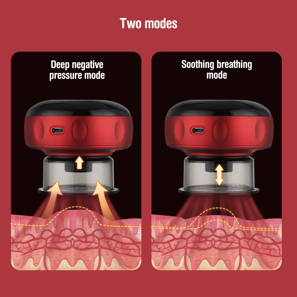 Smart Electric Cupping Massage Suction Vacuum Scraping Therapy Machine Slimming