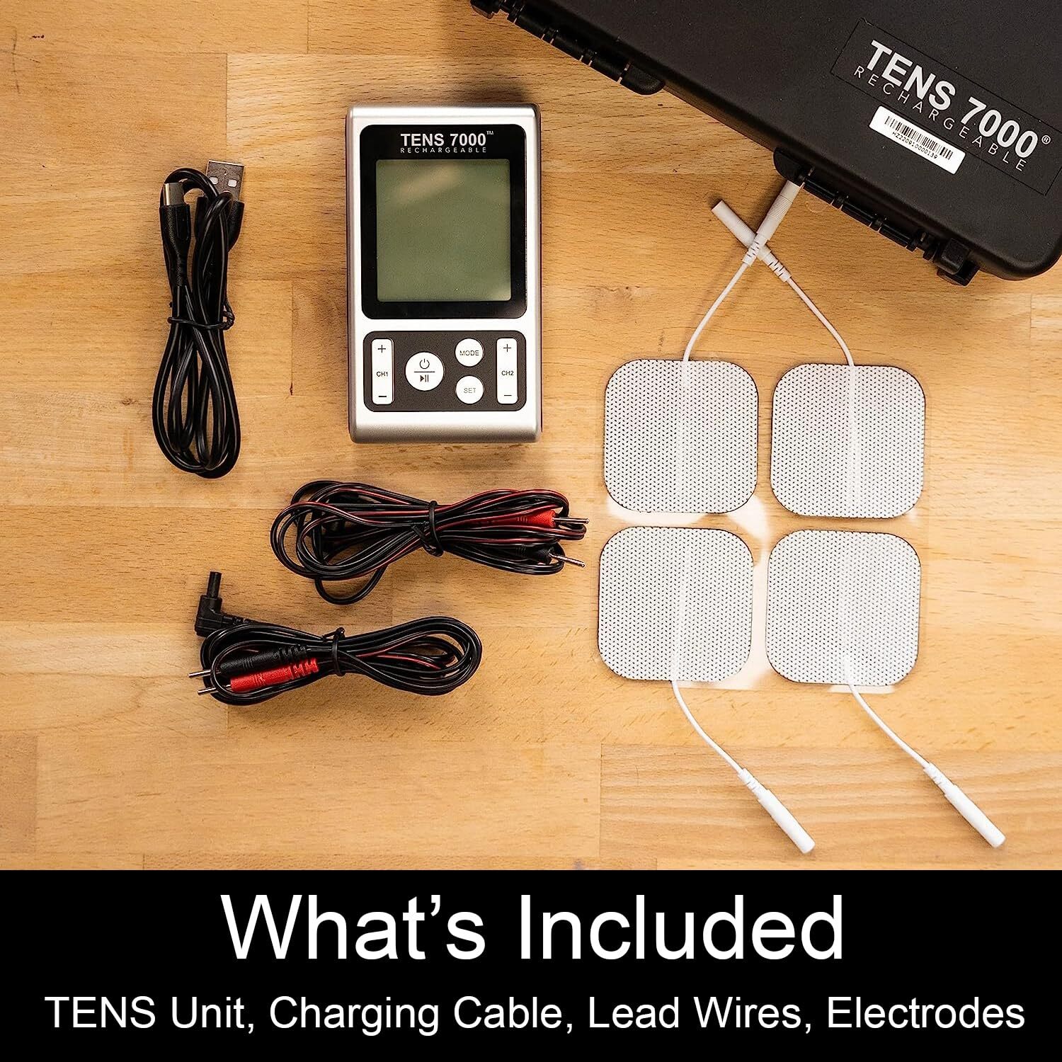 TENS 7000 2nd Edition Digital TENS Unit with Accessories