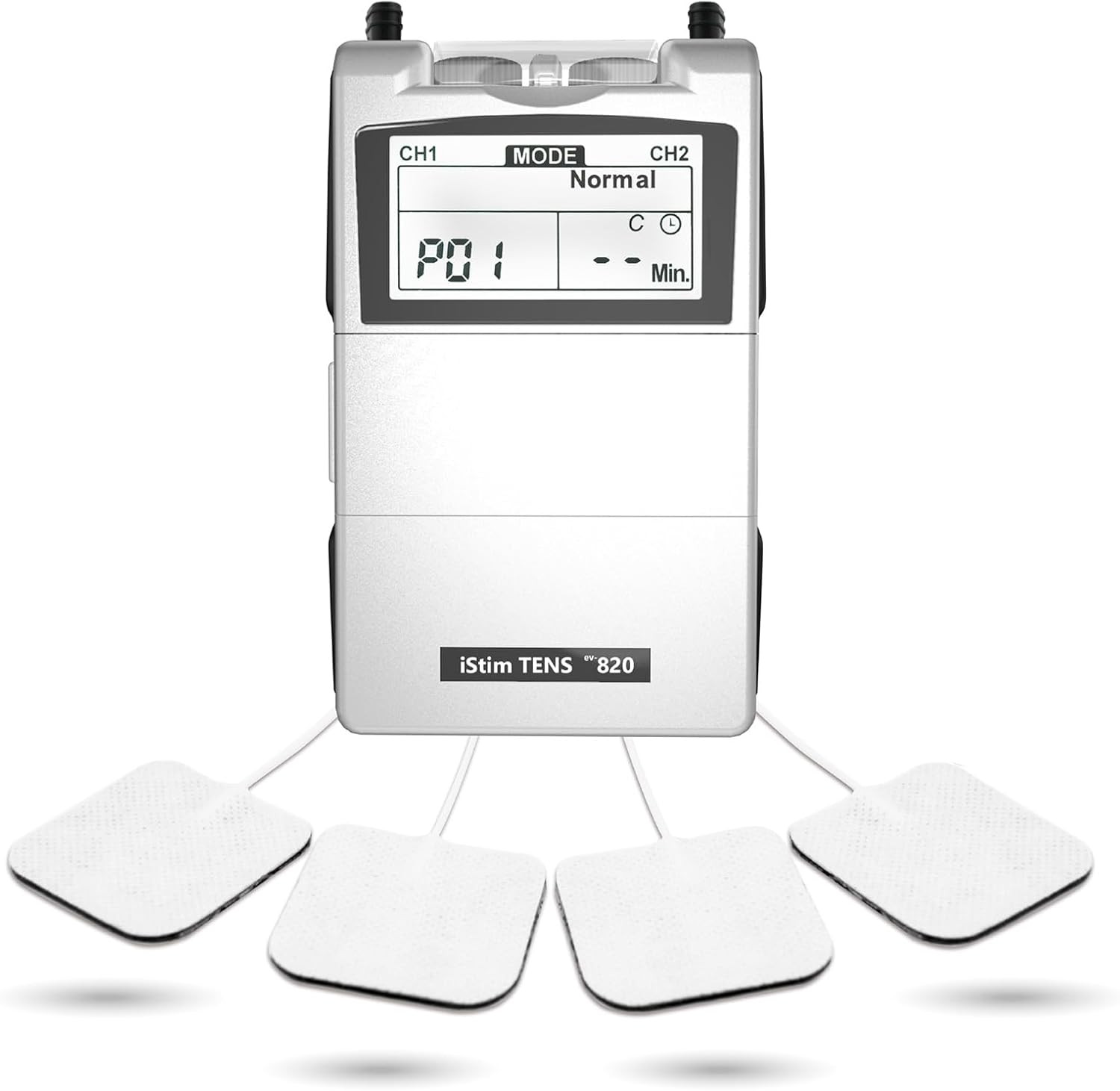 Tens Unit Stimulator Machine – EV820 with 8 Electrodes Japanese Gel for Pain Man
