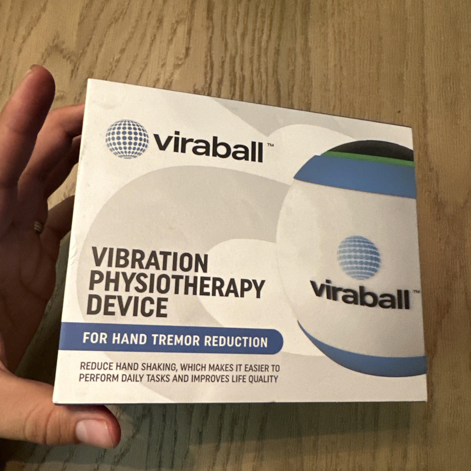viraball Physiotherapy Vibration Therapy Ball – Physical Therapy for Hand Tremor