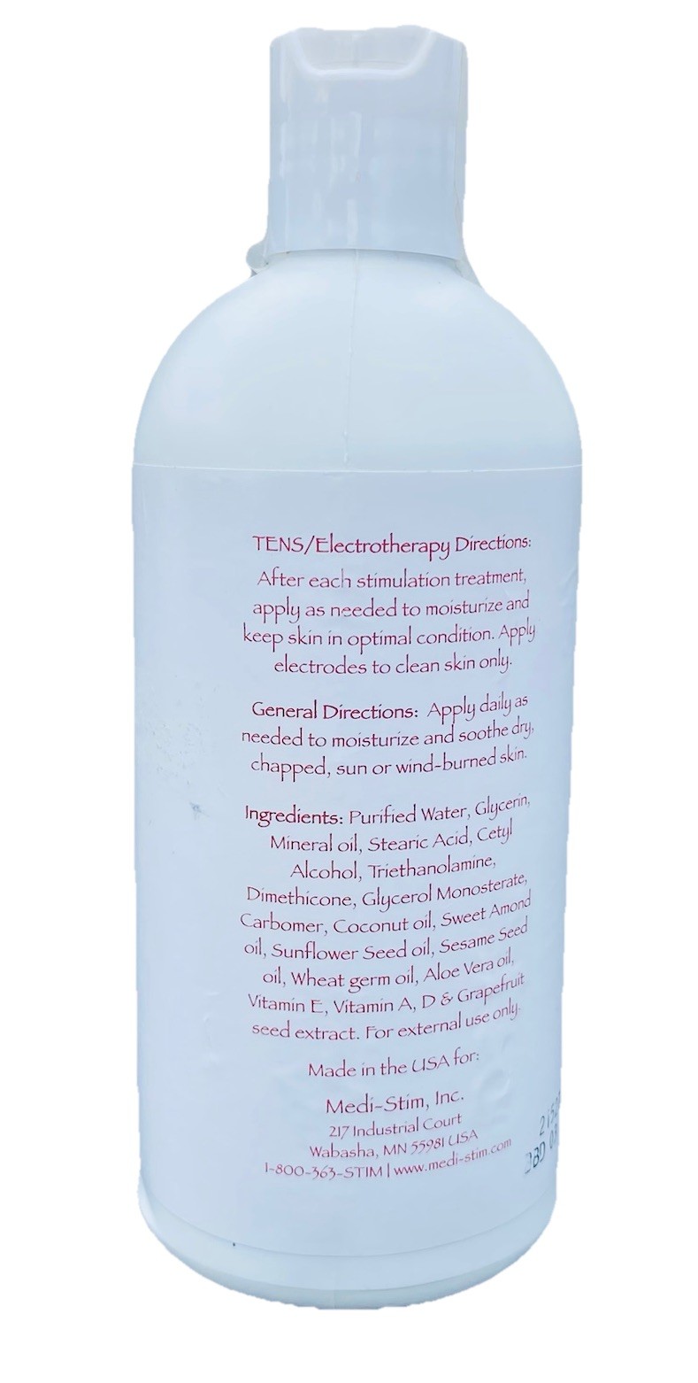 Medi-Stim Skin Care TENS Lotion 12oz Conductive Gel Electrotherapy USA