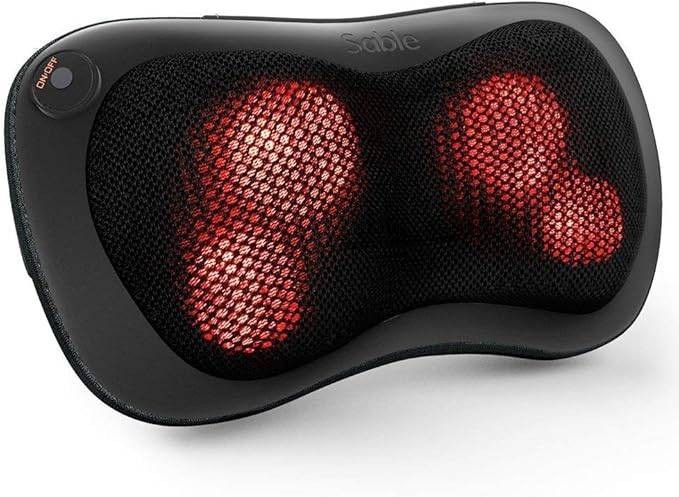 Sable Cordless Rechargeable Shiatsu Neck & Shoulders Massager Black