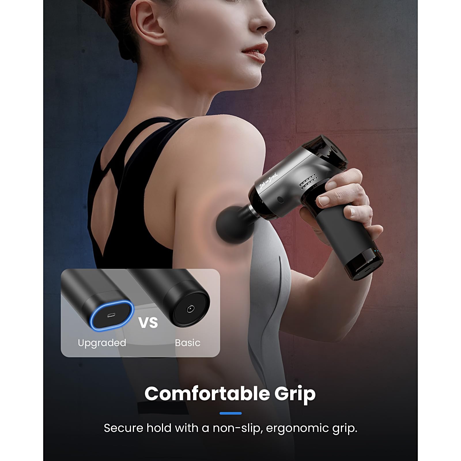 T2 Pro Massage Gun with Heat and Cold, Deep Tissue Percussion Massager Gun for P