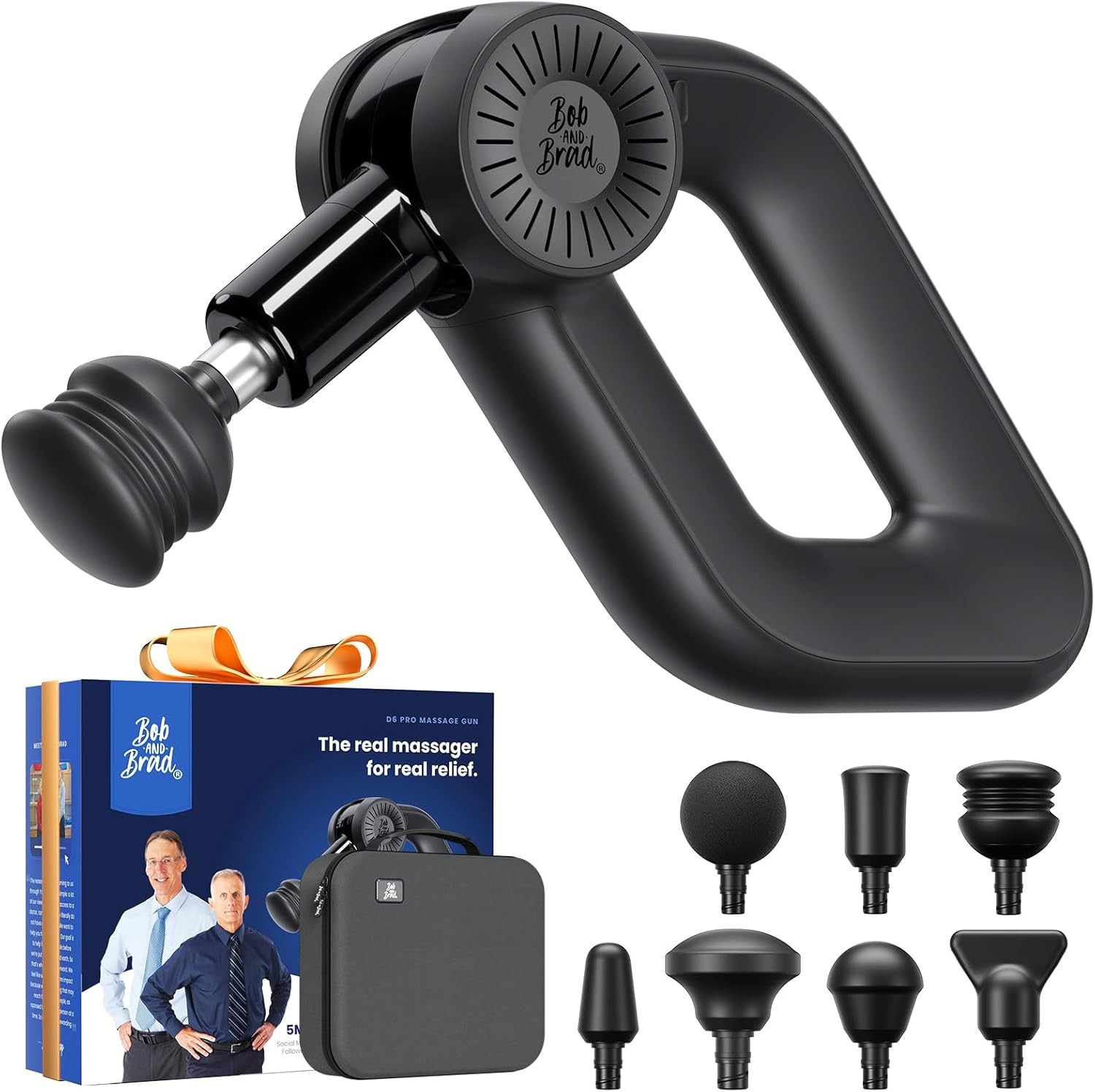 S6 Pro Massage Gun Deep Muscle 16mm Amplitude Adjustable 6 Speeds Pain Relief