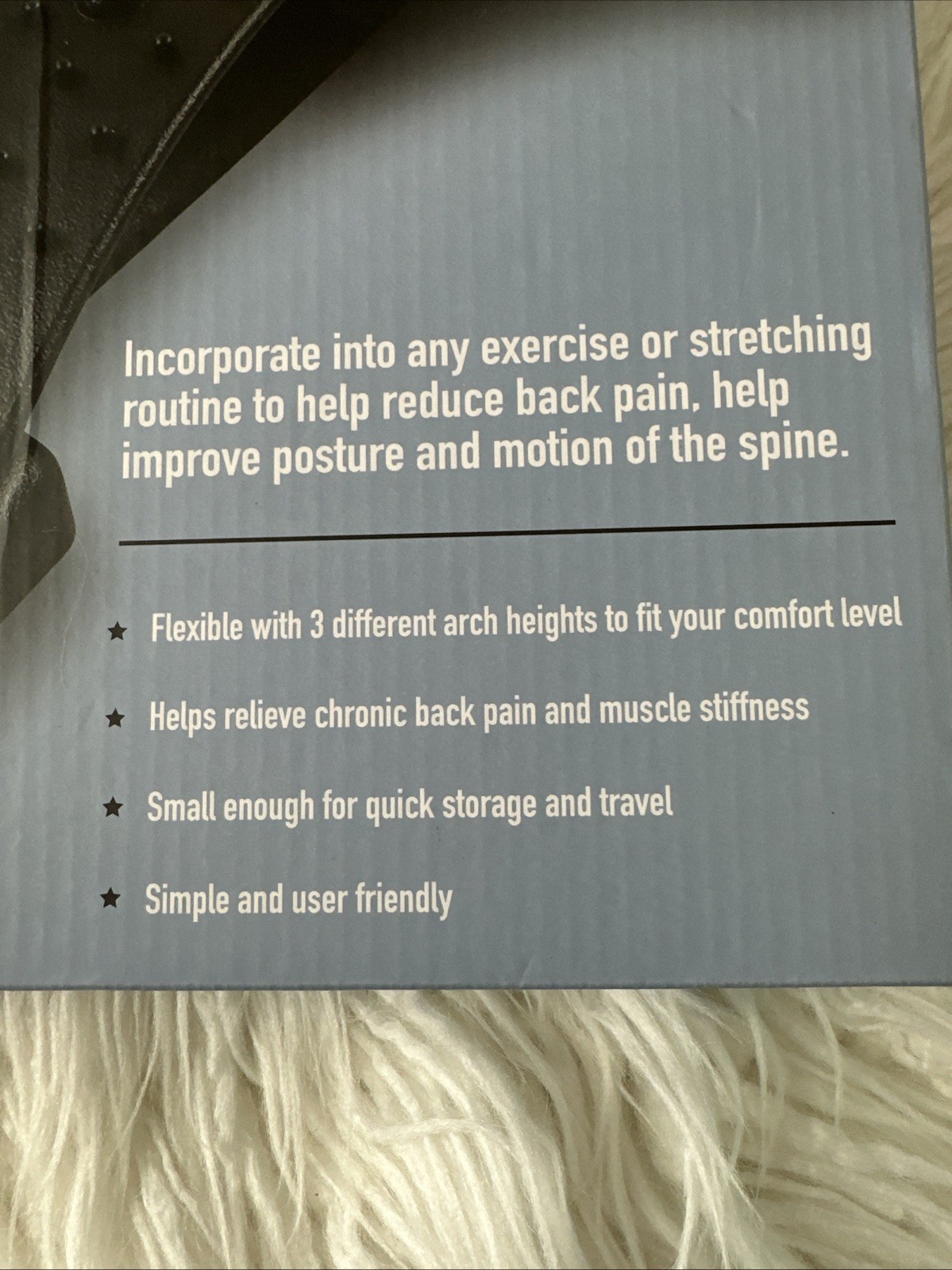 Bluzen Premium Back Stretcher, Increase Flexibility, Reduce Back Pain, 3 Levels