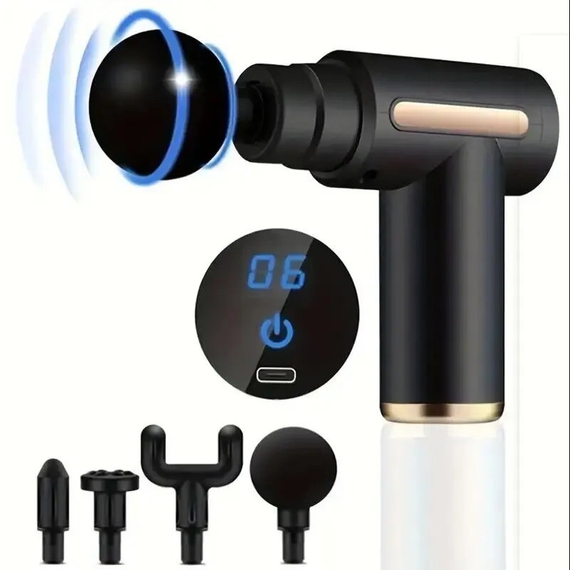 6 speeds Massage Gun Percussion Massager Deep Tissue Muscle Vibrating Relax