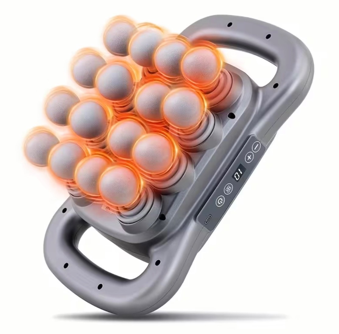 16 Head Massage Gun Set, Deep Tissue Percussion Massager, 2600mAh Electric Massa