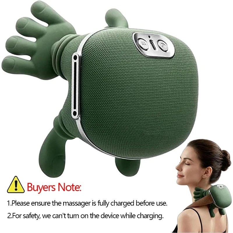 N7 Neck Shoulder Massager Shiatsu Kneading Heat Rechargeable Massage Wrap