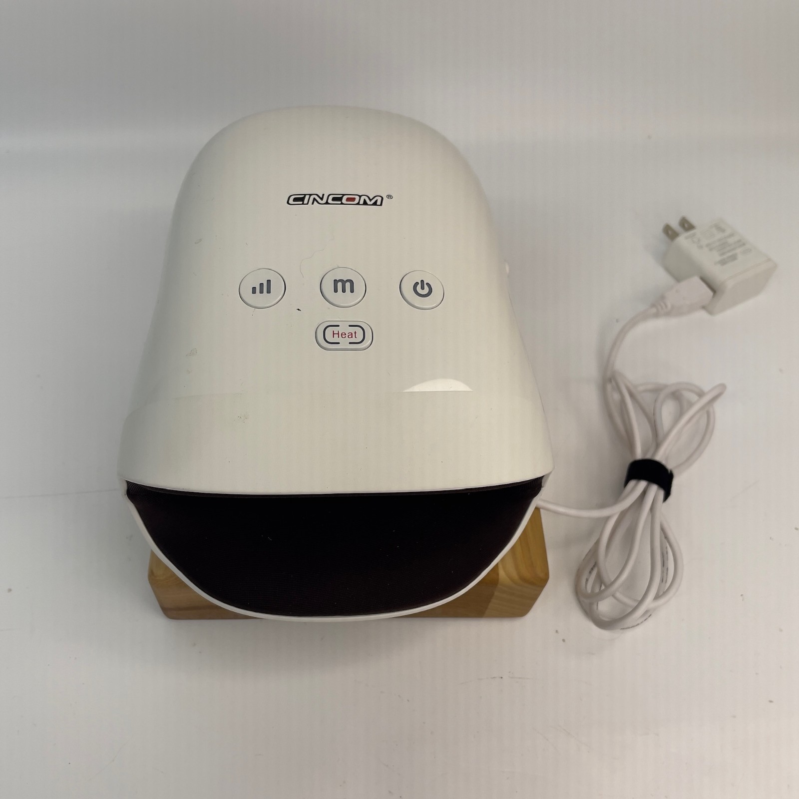 Cincom CM-026H Cordless Hand Massager with Heat – White | Arthritis Relief