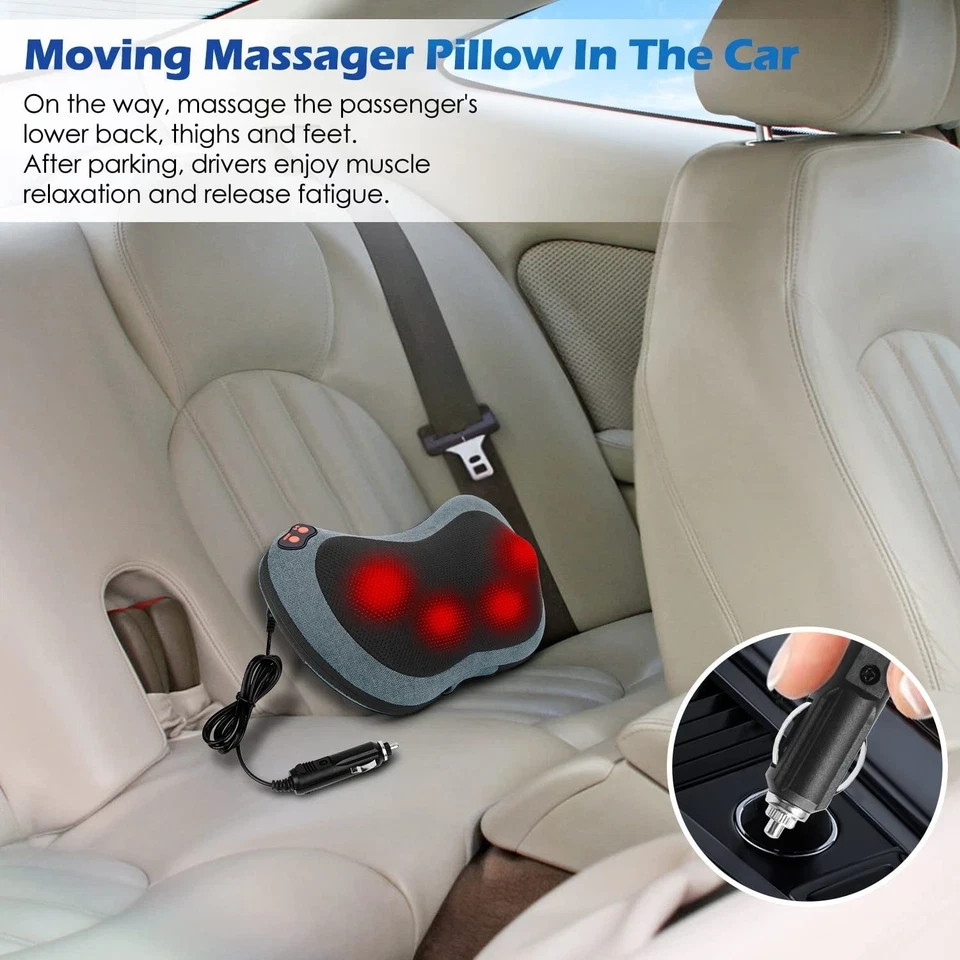 Papillon Neck Massager,Shiatsu Electric Back Massager with Heat,Neck Back Pai…
