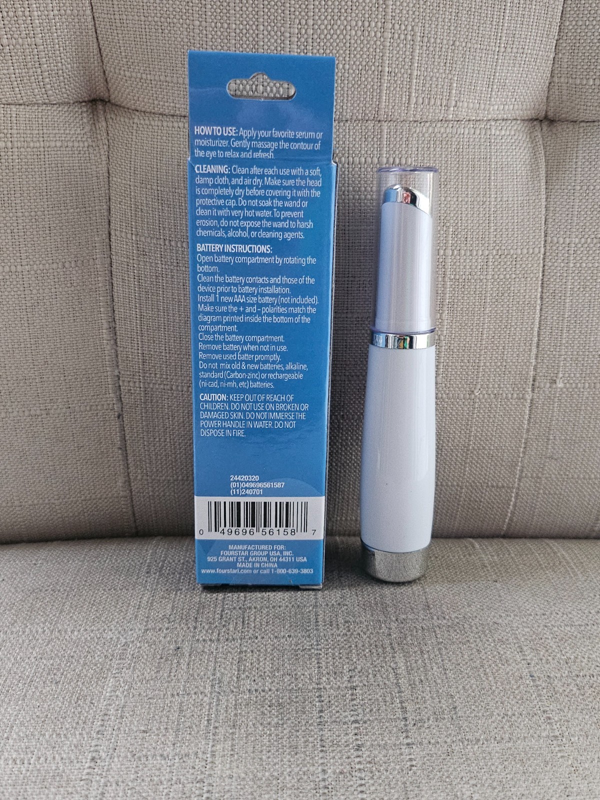 Vibrating Under Eye Massager Handheld Beauty Tools ReducePuffiness Dark Circle