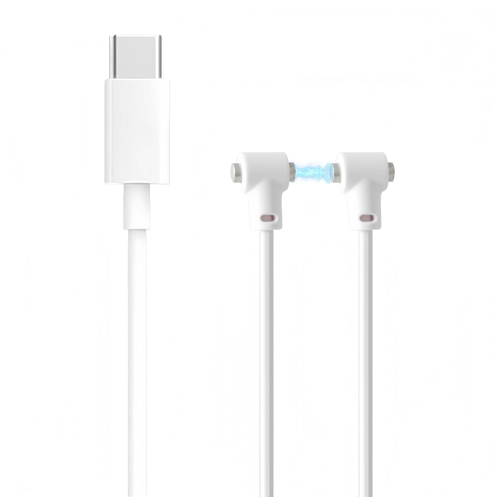 Universal 2 Pin Magnetic Charging Cable for Massagers, 80cm USB-A