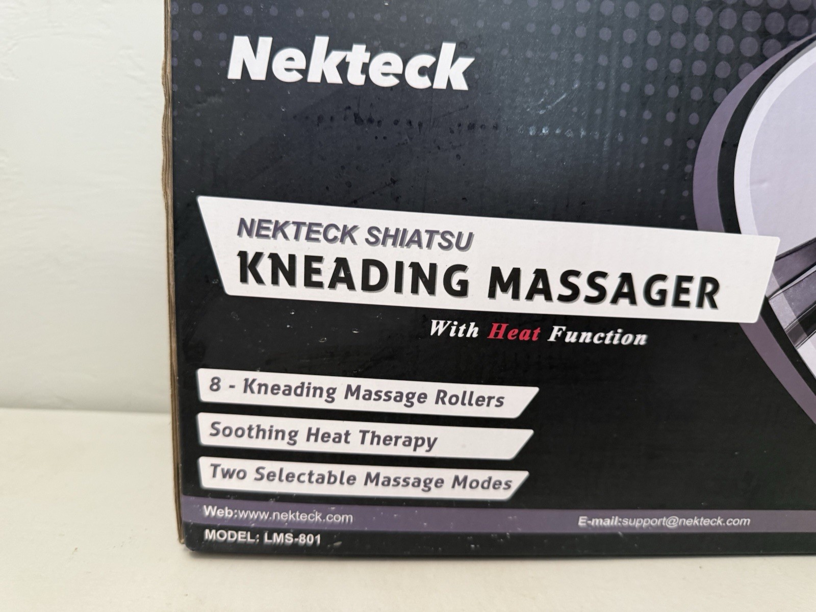 Nekteck Shiatsu Deep Kneading Massage Pillow