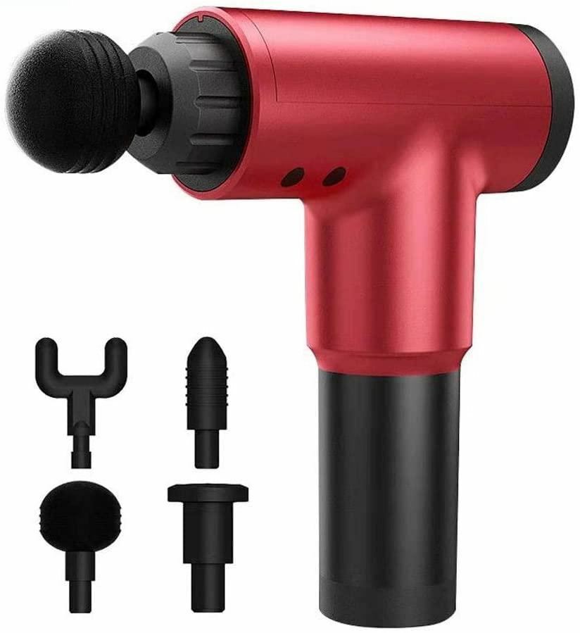 6 Gears Muscle Deep Tissue Massager Wireless Fascia Gun Gym Recharge 4000r/min