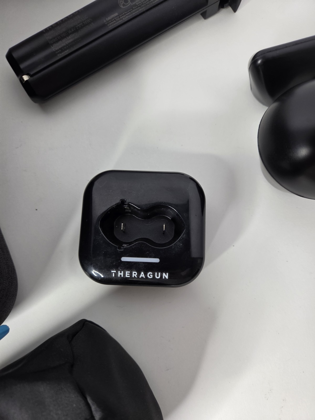 Theragun Battery Charger, Case, & Attatchments