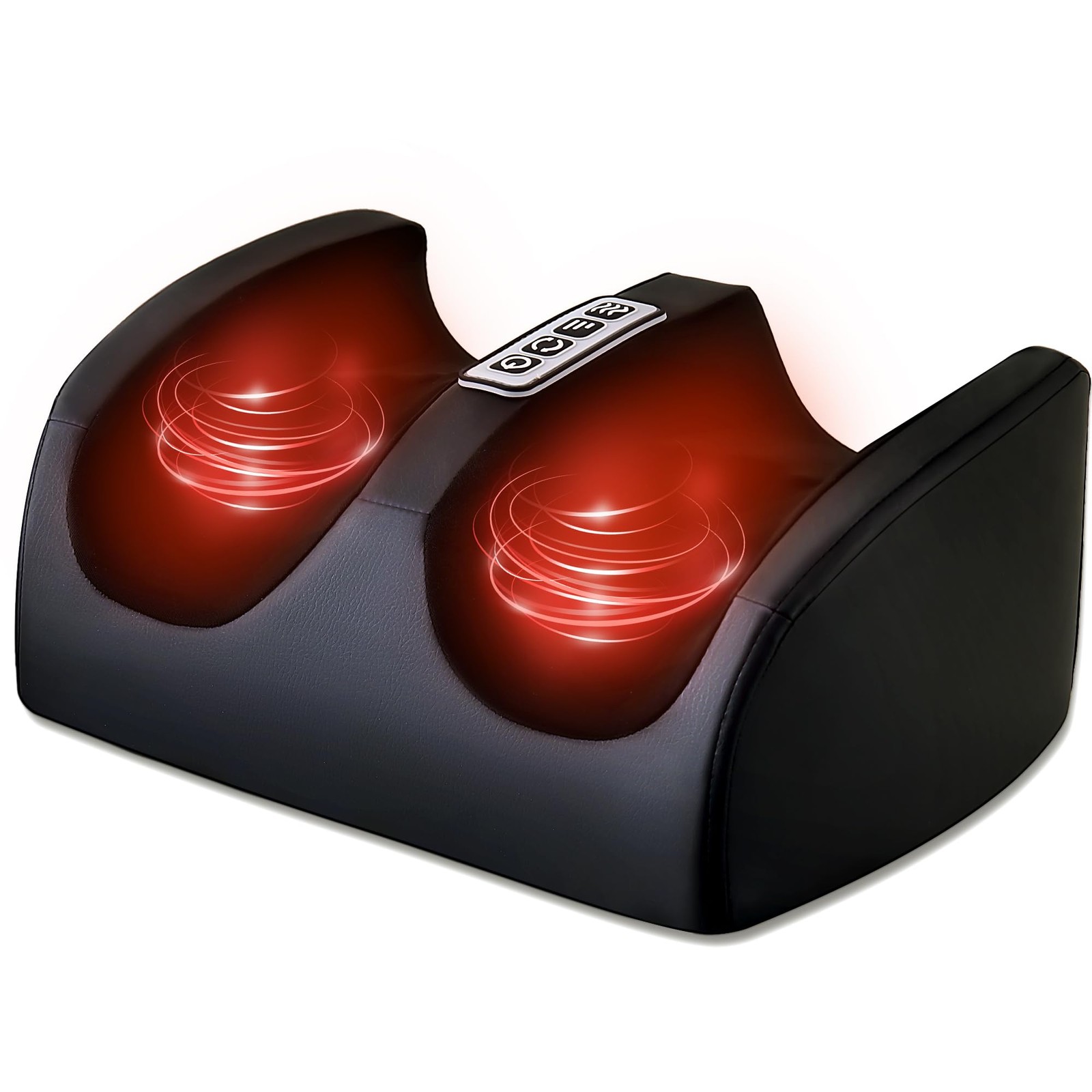 CCHYF Foot Massager with Heat, Electric and 13.38*7.48*5.94 in, Black
