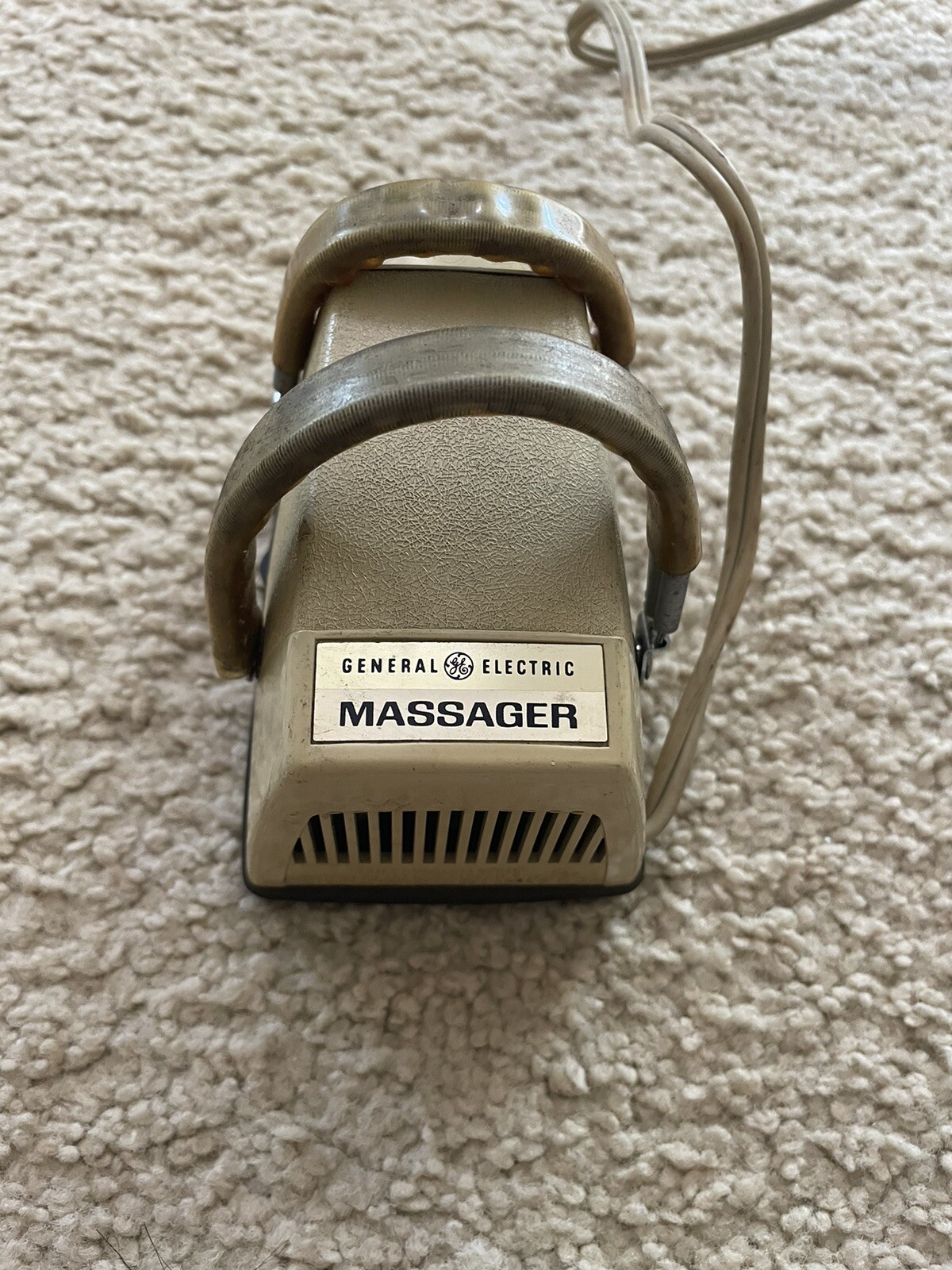 Vintage GE Massager B1MR-3 General Electric Hand Massager Relaxer Made in USA