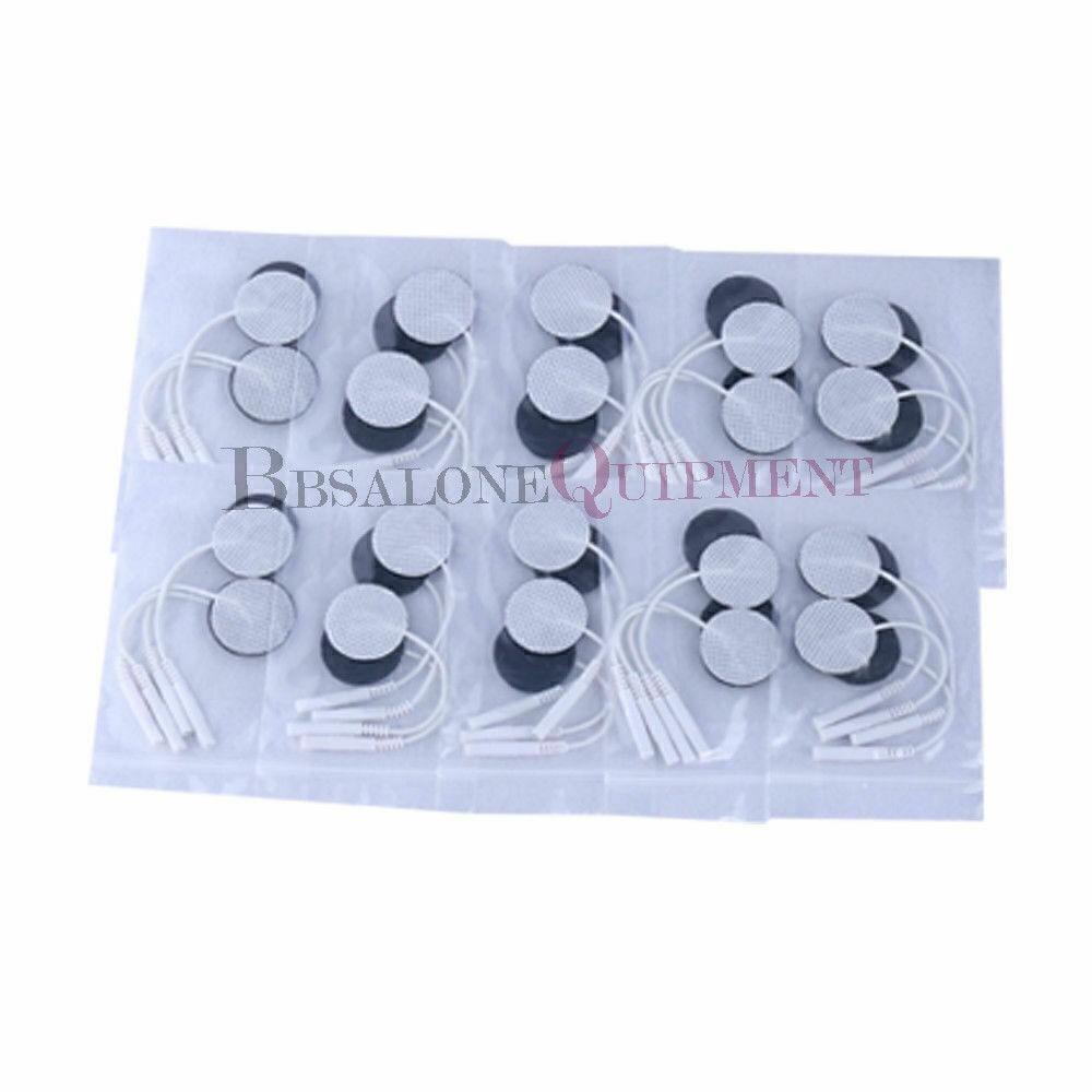 Round Rubber Reusable Replacement Electrode Pads For Microcurrent Slim Machine