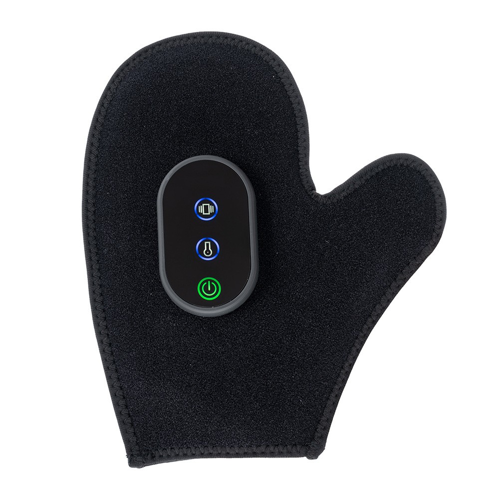 Cordless Heated Red Light Hand Massager w/3 Heat & Vibration Therapy Pain Relief