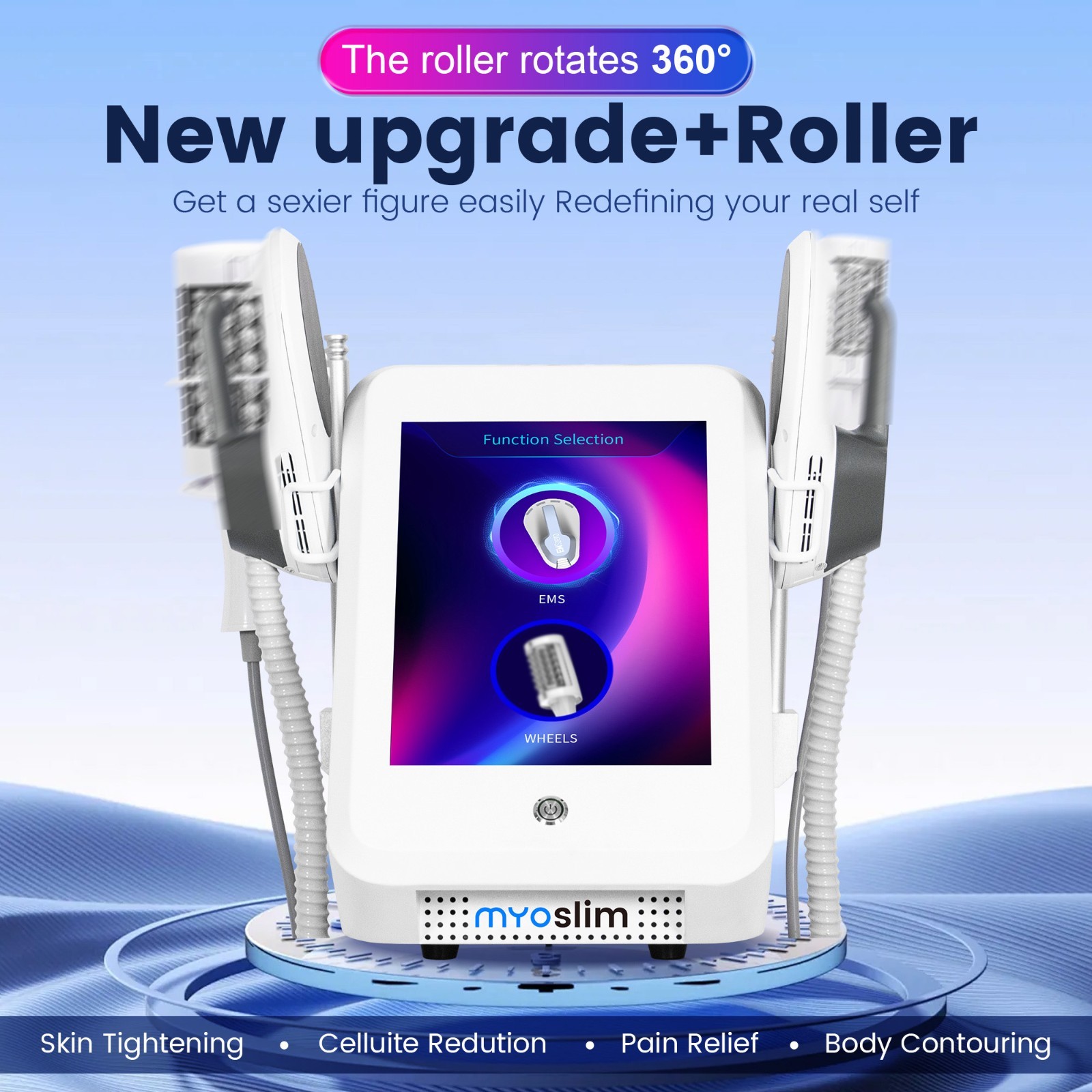 MYOslim Neo Hi-EMT 360° Roller 2-in-1 Body Toning Sculpting Fat Reduction Device