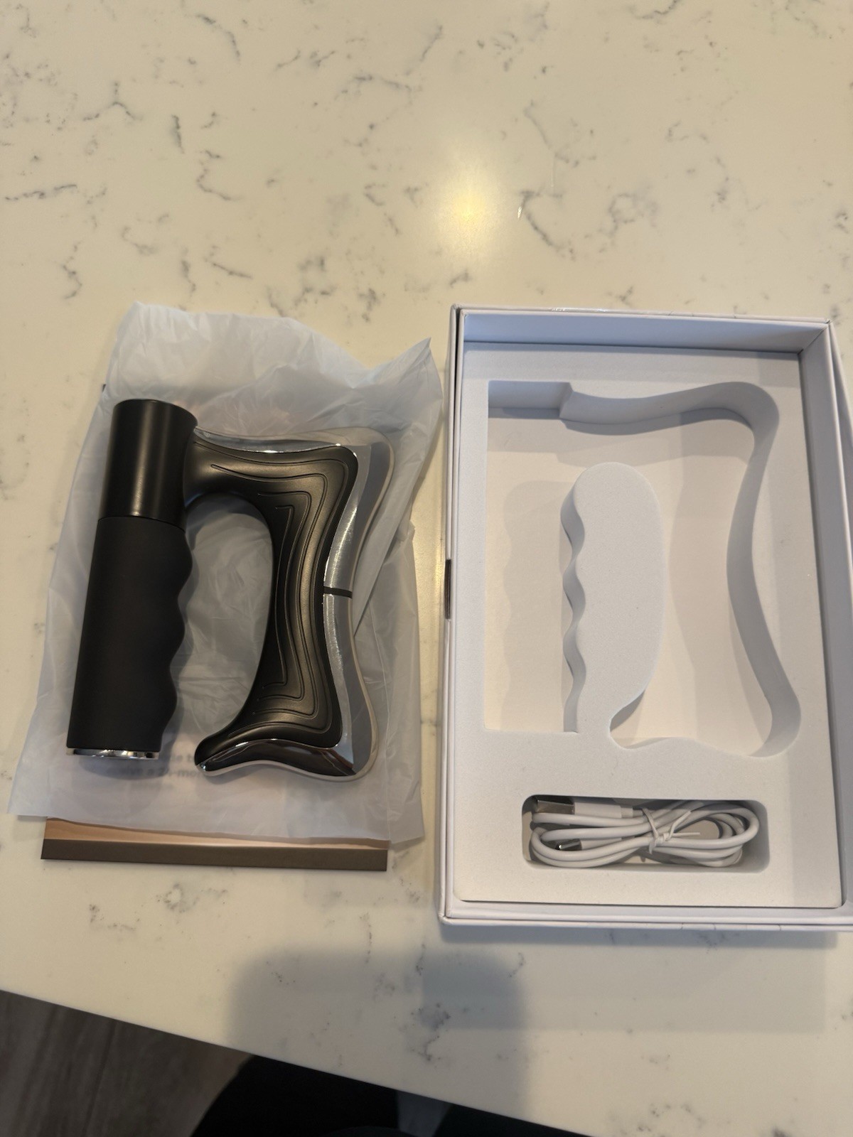 Heated Muscle Scraper Tool, Electric Fascia Knife Massager w/ 3-in-1 Deep Tissue