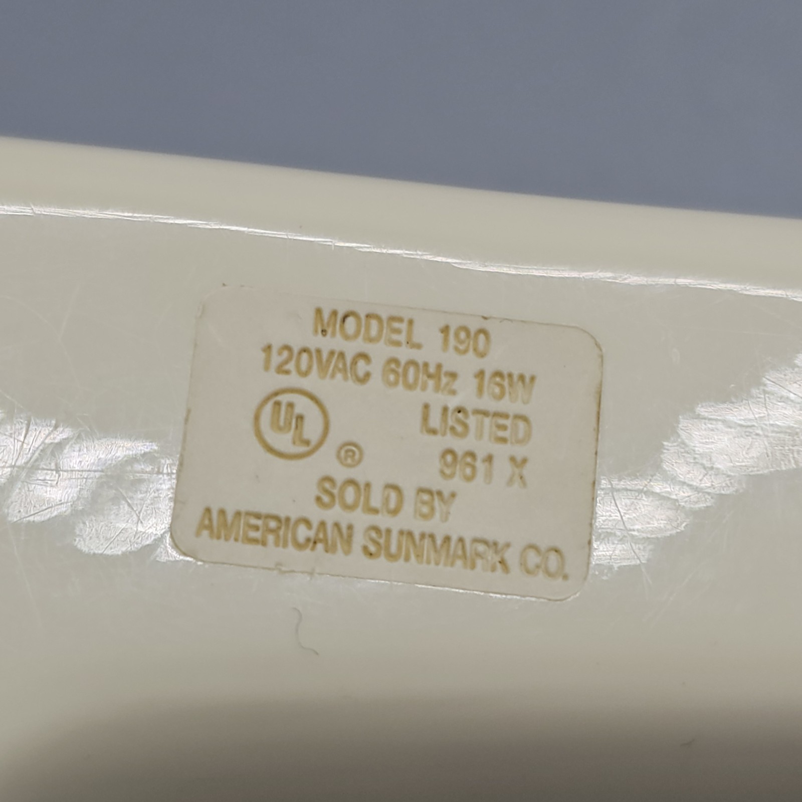 Vintage Sunmark Massager 190 Tested & Works