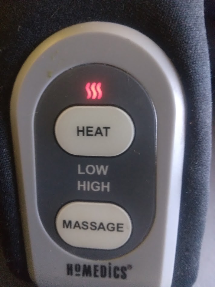 Homedics Neck & Shoulder Massager, Model NMSQ 100A ~ 2 Speeds With Heat