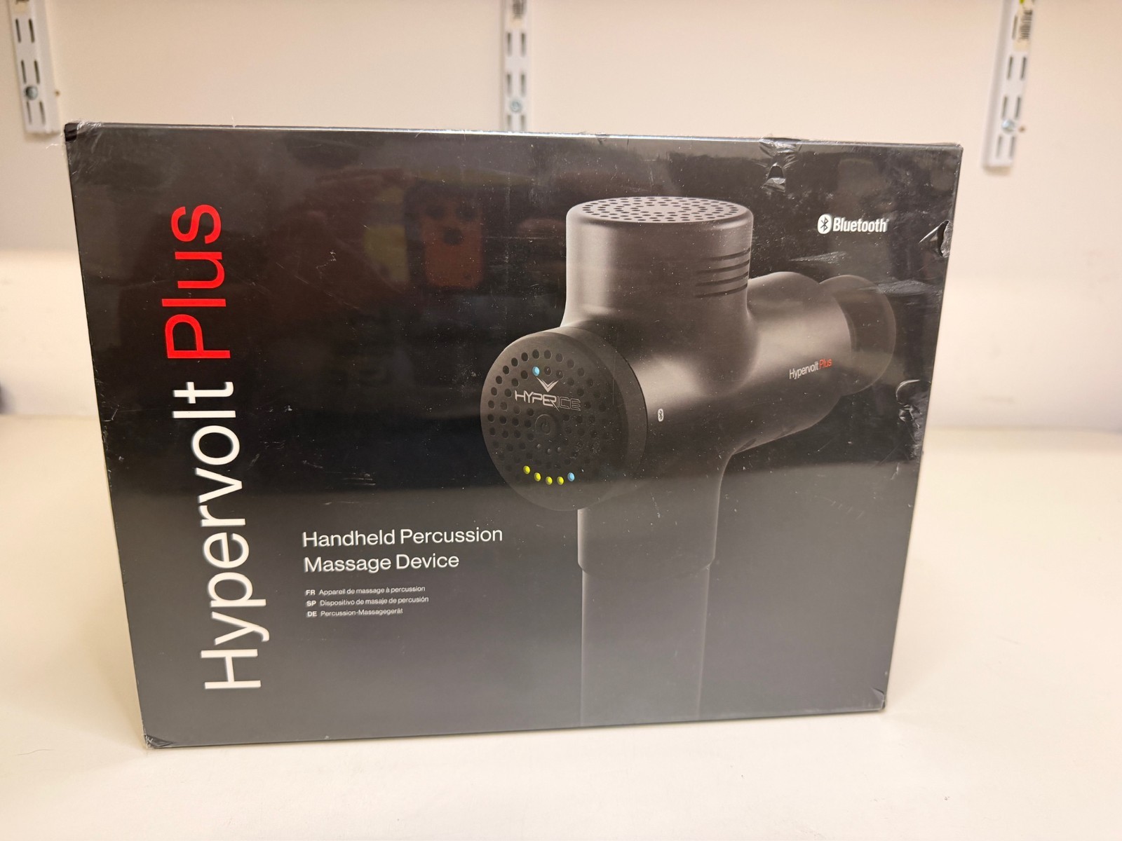 Hyperice Hypervolt Plus Bluetooth Percussion Massage Gun Device Black