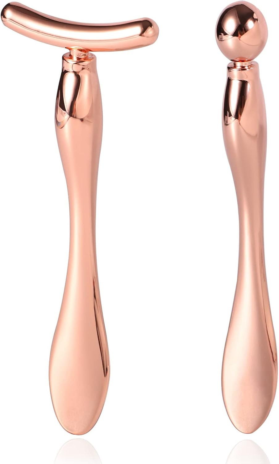 2 Pcs Metal Eye Cream Applicator Face Roller Massager Tool, Eye Massage Wand Sti