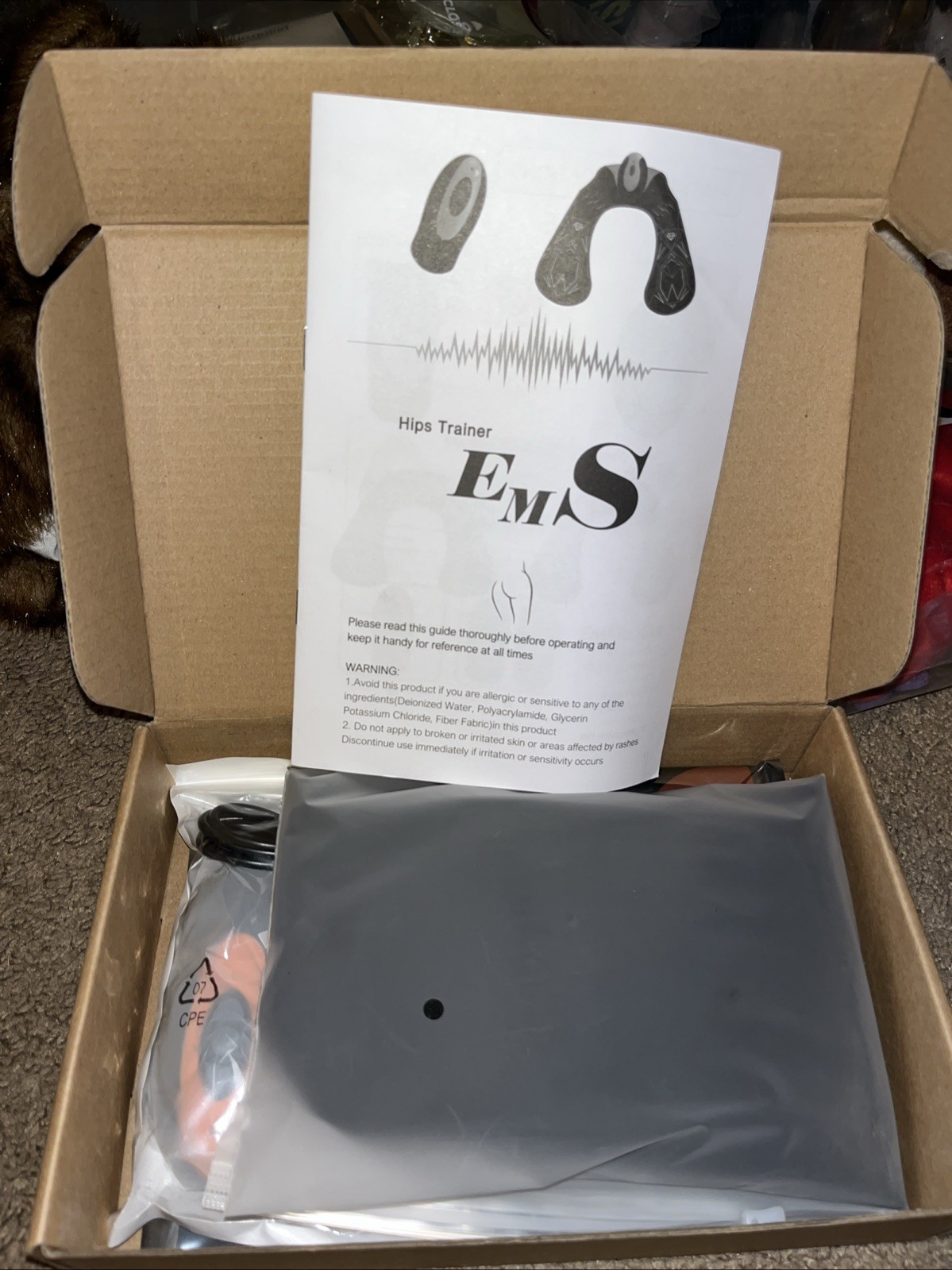 Hips Trainer ABS Stimulator Electronic Muscle Toner Smart Wearable Butt Lifting