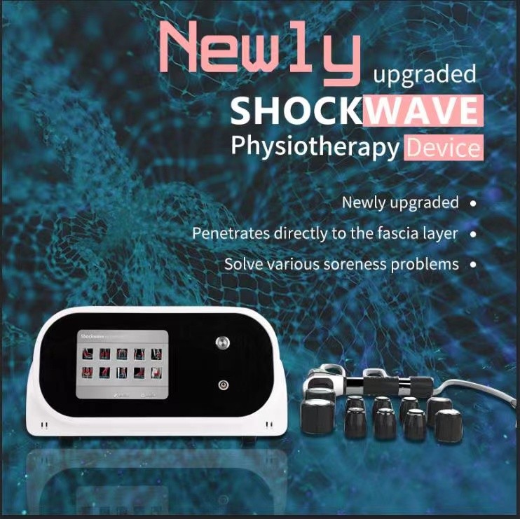 10 Bar Pneumatic ED Shockwave Therapy Machine Muscle Relax Pain Relief Massage