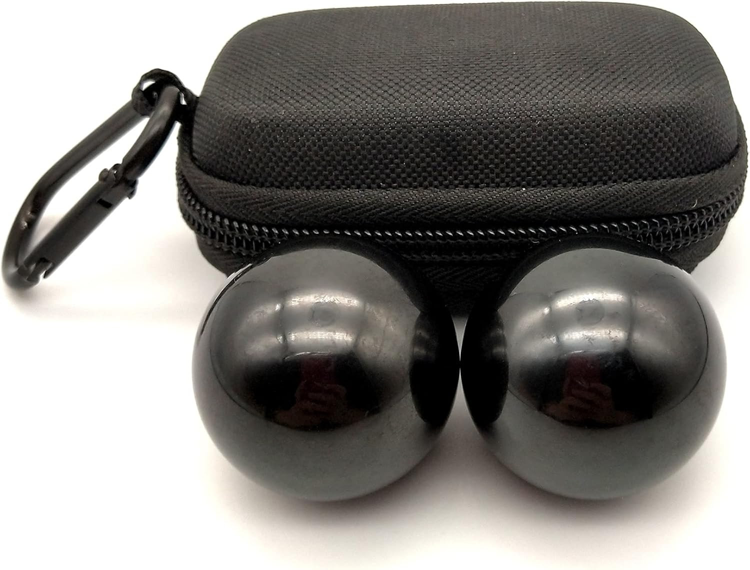 Firstnos 1.57Inch Chrome Steel Black Baoding Balls for Hand Therapy, Exercise, a